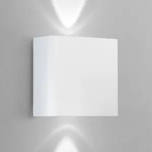 INTEC Applique d'extérieur LED KLEIN, blanche, largeur 11 cm, plastiqu...Vendu parluminaire