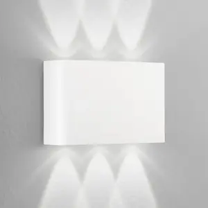 INTEC Applique d'extérieur LED KLEIN, blanche, largeur 16 cm, plastiqu... pas cher