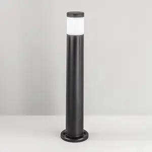 Intec Lampadaire led de jardin extérieur rond ip65 focus - noir pas cher