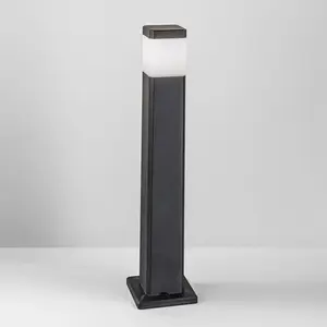 Intec Lampadaire led en polycarbonate pour extérieur jardin ip65 focus - noir pas cher