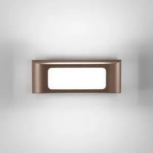 INTEC Applique d'extérieur LED DESERT, couleur bronze, largeur 25 cm M...Vendu parluminaire