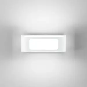 INTEC Applique d'extérieur LED DESERT, blanche, largeur 25 cm, métal pas cher