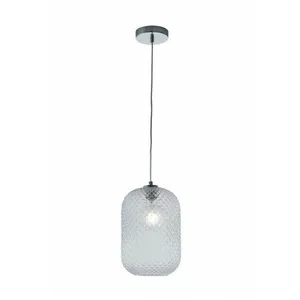FAN EUROPE Suspension design Glass Transparent 1 ampoule 150cm pas cher