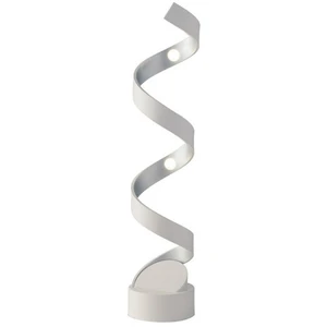 Fan europe helix lampe de table led swirl blanc, argent 960lm 3000k 14,5x66cm pas cher