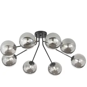 Luce Ambiente Design HONEY Plafonnier G9, I-HONEY-PL8-NER, pas cher