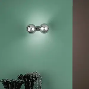 Comparateur de prix : Luce Ambiente Design Applique murale HONEY, hauteur 23 cm, noir/gris f...