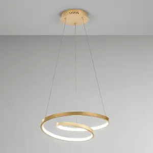 Luce Ambiente Design LIEVE Suspension LED, LED-LIEVE-S-ORO, pas cher