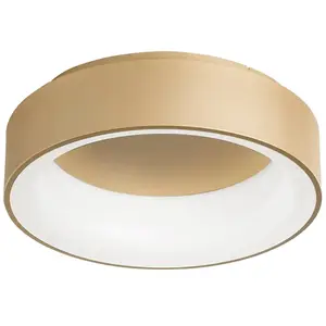 Luce Ambiente Design Plafonnier LED Noah, couleur or, Ø 60 cm, métal, ...Vendu parluminaire