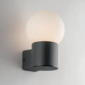 Eco-Light Applique d'extérieur Skittle, aluminium, plastique, noir pas cher