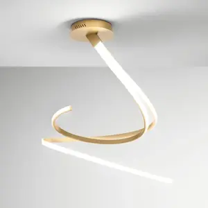 Luce Ambiente Design KINETIC Plafonnier LED, LED-KINETIC-PL-ORO, pas cher