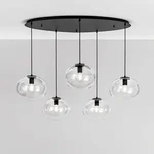 Luce Ambiente Design GALAXY Suspension à 5 sources lumineuses, E27, I-GALAXY-S5, pas cher
