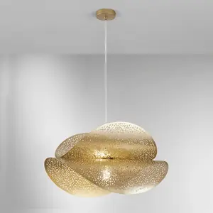 Luce Ambiente Design RHEI Suspension à double voile, E27, I-RHEI-TARA-S5060, pas cher