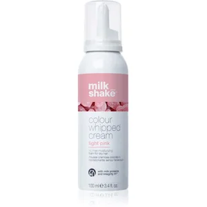 milk_shake Milk-Shake Colour Whipped Cream Mousse Colorées Pour Cheveux Llight Pink 100ml pas cher