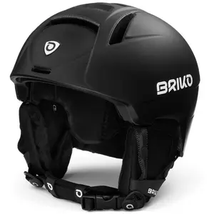 Briko Canyon Casque de ski/Snow, Adultes Unisexe, Matt Black, 56-58 cm pas cher