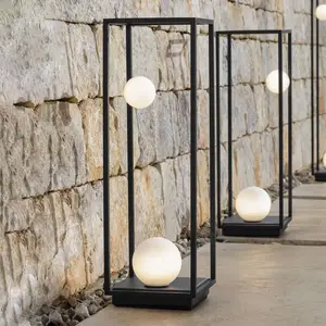 Karman Abachina lampadaire LED IP65 103 cm noirVendu parluminaire