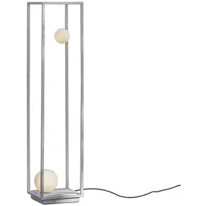 Karman Abachina Lampe sur pied LED 2 lampes blanc 103cmVendu parluminaire