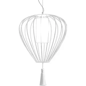 KARMAN lampe à suspension CELL Ø 57 x H 59 cm (Blanc brillant - Fer et...Vendu parmyareadesign