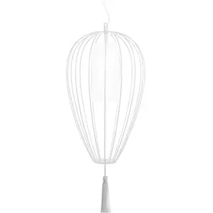 KARMAN lampe à suspension CELL Ø 36 x H 58 cm (Blanc brillant - Fer et...Vendu parmyareadesign