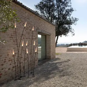Comparateur de prix : KARMAN lampadaire d'extérieur NILO (H 118 cm, fixation extérieure - Aluminium et résine)