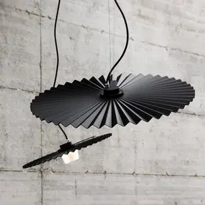 Karman Gonzaga suspension LED, Ø 59 cm, noireVendu parluminaire