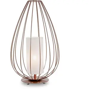 KARMAN lampadaire CELL Ø 36 x H 58 cm (Bronze poli - Fer et linge) pas cher