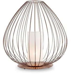 KARMAN lampadaire CELL Ø 84 x H 89 cm (Bronze poli - Fer et linge)Vendu parmyareadesign