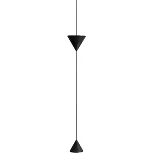 KARMAN lampe à suspension FILOMENA (Downlight + Uplight 2700K - Aluminium noir mat)