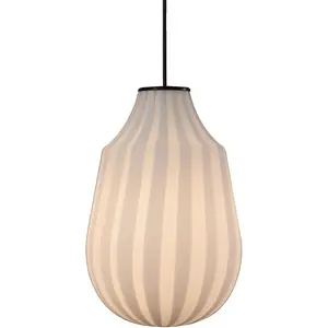 Comparateur de prix : KARMAN lampe à suspension CIRCUS (Modèle C - Verre blanc et aluminium noir mat)