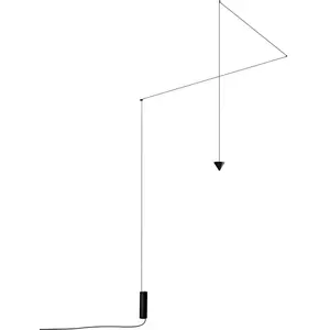Comparateur de prix : KARMAN lampe à suspension FILOMENA avec câble de prise (Uplight 3000K - Aluminium noir mat)