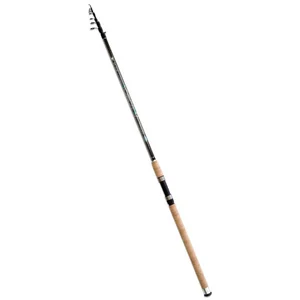 Comparateur de prix : Canne de pêche Lineaeffe Toro 4 M 80 Gr en carbone avec anneaux SIC et manche en liège