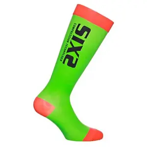 Chaussettes de compression Sixs recovery sock verte et rouge- XSVendu parla-becanerie