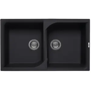 ELLECI évier EGO 450 (Anthracite - Granitek) pas cher