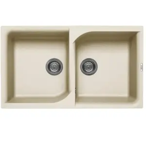 ELLECI évier EGO 450 (Blanc antique - Granitek) pas cher