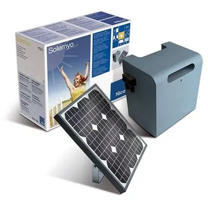 Kit d'Alimentation solaire solemyo Nice pour automatisme (Panneau + Caisson) - sykce