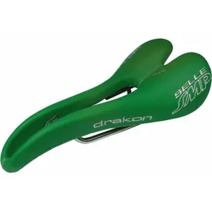 Comparateur de prix : SMP Selle Drakon Verte en Microfibre avec Cadre en Acier Inox - 315g