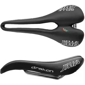Comparateur de prix : Smp drakon selle avec rails en acier inoxydable noir noir
