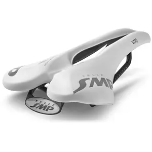 Selle de vélo - SELLE SMP - VT20 - Blanc - Ergonomique - Rails Inox pas cher