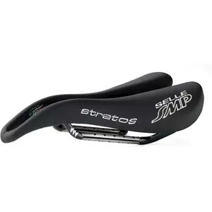 Comparateur de prix : SMP Selle Stratos CRB 2018 en Cuir et Carbone pour Route, VTT et Triathlon - Noir
