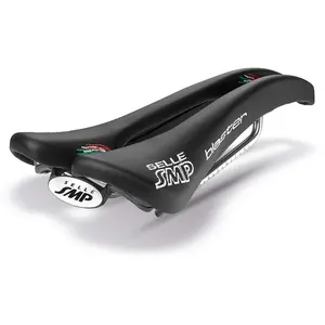 SMP Selle MTB/Route Blaster en Carbone et Cuir Noir - Légère 220gVendu parbikeinn