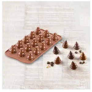 Silikomart - SCG054 CHOCO TREES - MOULE EN SILICONE ø28 H 30 MM pas cher