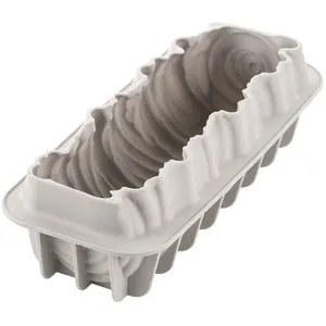 Comparateur de prix : Moule bûche en silicone Lana 29,5x9,5 cm - Silikomart - Gris - Silicone