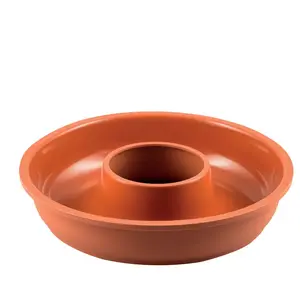 silikomart SFT 205 CIAMBELLONE - MOULE SILICONE D24/H5.5 CM - - Orange - Silicone pas cher