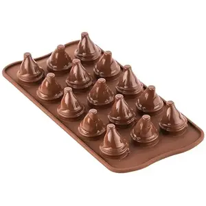 Silikomart Moule 3d Chocolat Mr And Mrs Brown En Silicone Silikomart pas cher