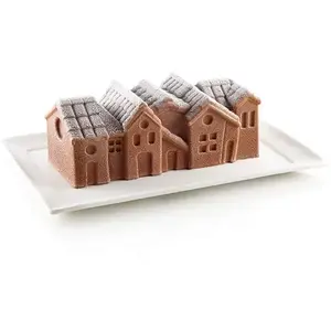 Comparateur de prix : Kit bûche winter village - Silikomart - Gris - Silicone