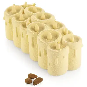 Moule à bûche en silicone - Silikomart - Lumière - Gris - 21.8 x 8.9 cm pas cher