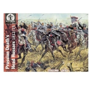 Figurines Hussards Prussiens Totenkopf, 1er Empire 1815 pas cher