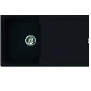 ELLECI évier EGO 400 (Noir - Granitek) pas cher