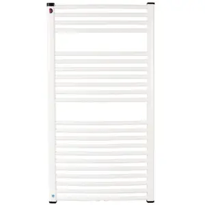 Sèche-serviette mixte Venus blanc - 793 W - Raccord central - IrsapVendu paramazon