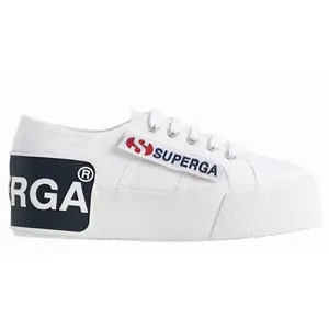 Superga - Baskets Zoisig blanches 37 pas cher
