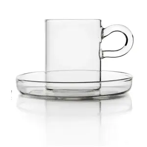 Ichendorf Milano - Tasse à café Piuma en borosilicate Transparent tail... pas cher
